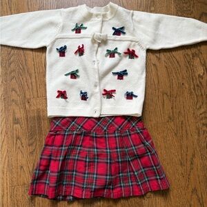 Sweater and skirt set